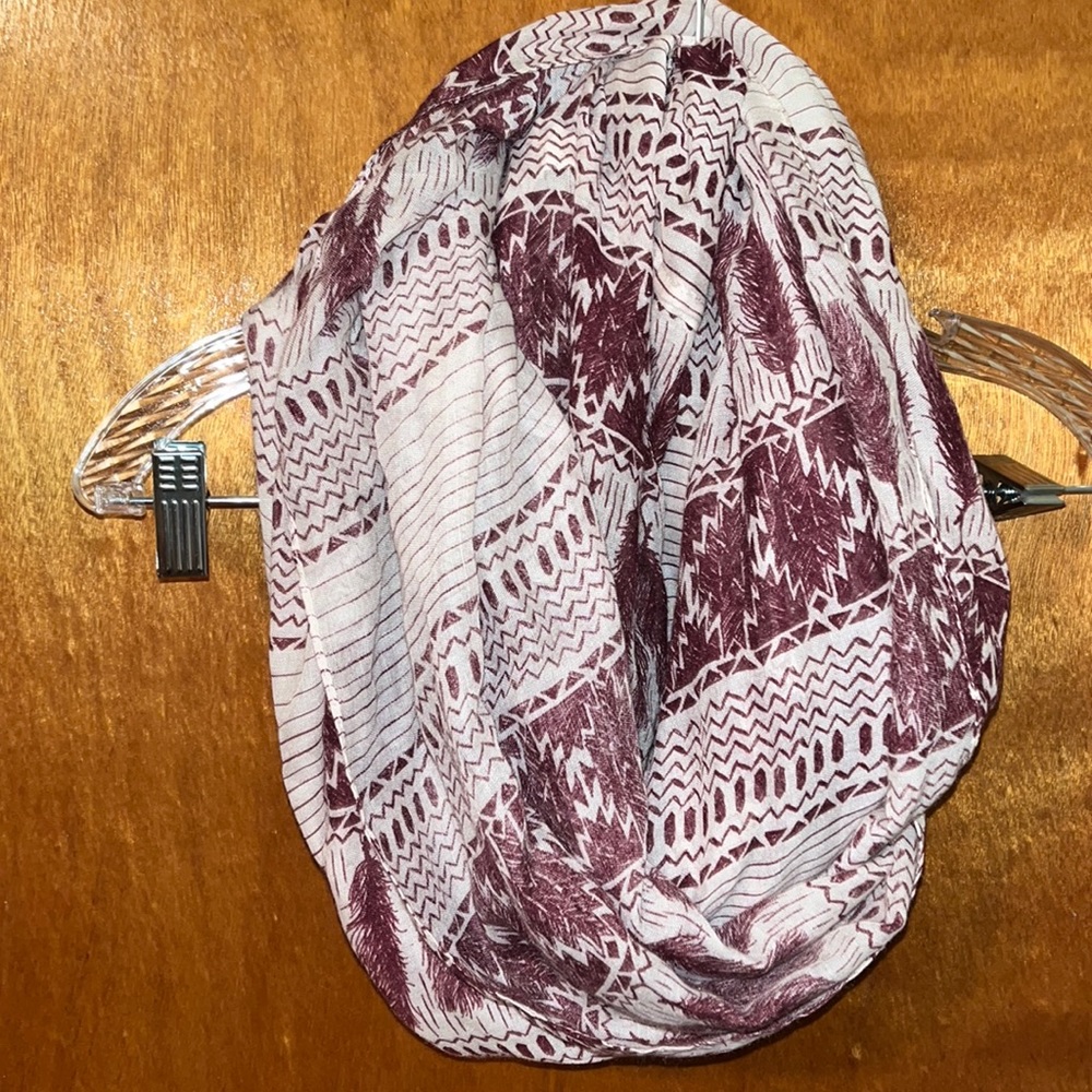 Feather Infinity Scarf
